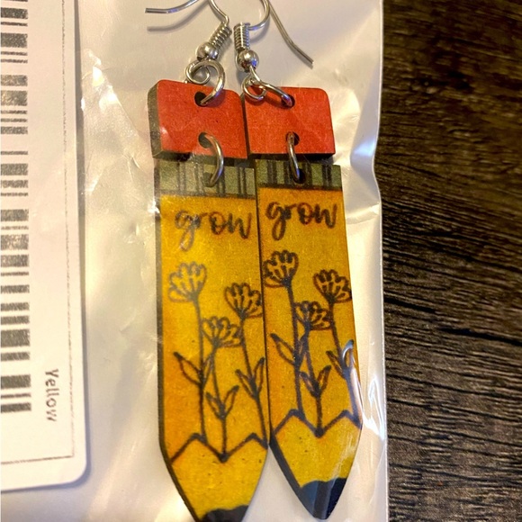 Jewelry - Teacher spirit day earrings Pencil style Back to school gift ✏️ 📚👂